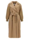 Max Mara Cicladi Coats And Trench Coats Beige In Brown