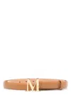Max Mara Women's Classic Leather Belt In Black