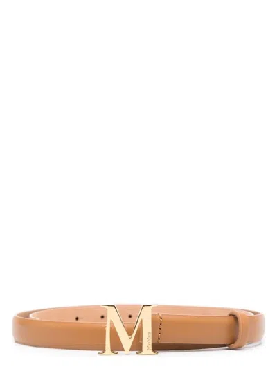 MAX MARA WOMEN'S CLASSIC LEATHER BELT