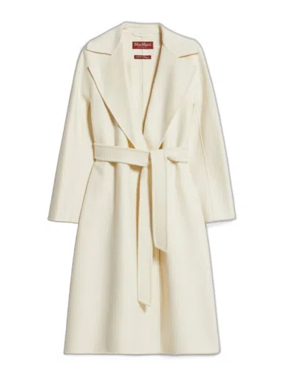 Max Mara Coat In White
