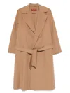 Max Mara Milano Camel Coat In Brown