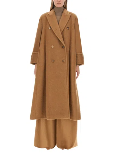 Max Mara Women Coat "charon" In Cream