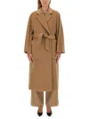 Max Mara Women Coat "locri" In Cream
