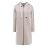Max Mara Zip-up Drawstring Jacket