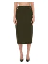 Max Mara Gonna Cognac In Military Green