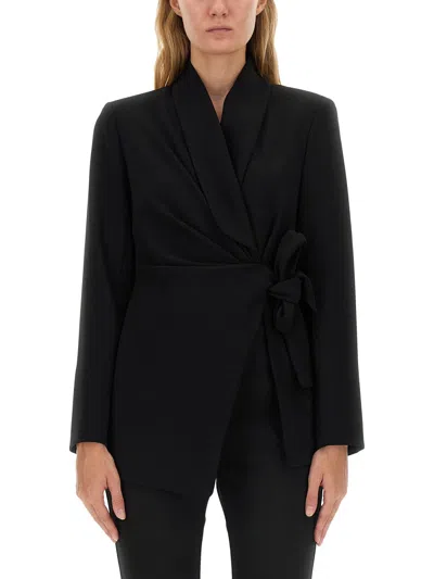 Max Mara Women Comma Piano Jacket In Black