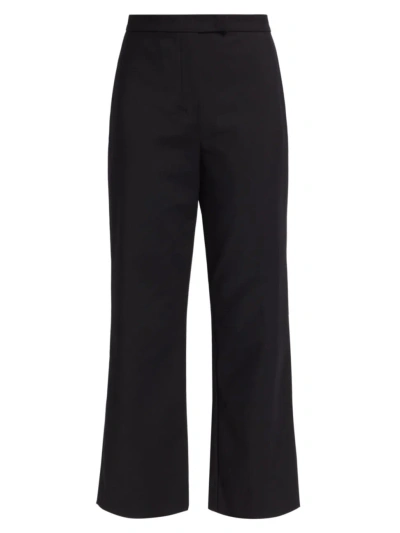 Max Mara Women's Conico Straight-leg Trousers In Black