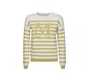 Max Mara Women's Cornely Embroidered Sweater In Yellow In White