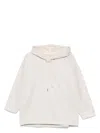 Max Mara Women Cotton Blend Hoodie In Beige