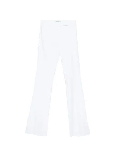 Max Mara Women Cotton Pants In White