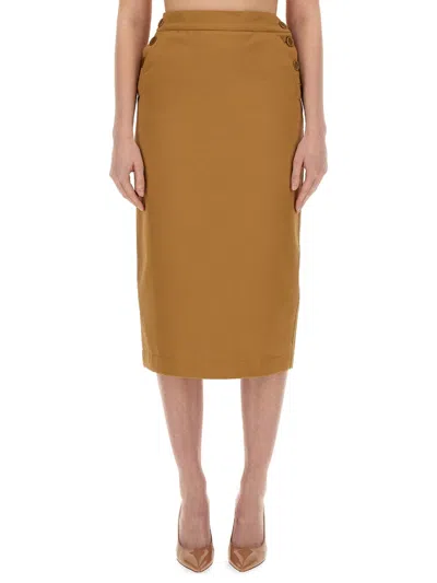 Max Mara Women 'denver' Skirt In Brown