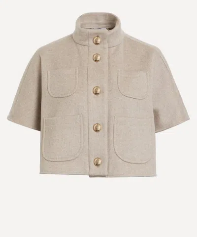 Max Mara Women's Cropped Cashmere Cape