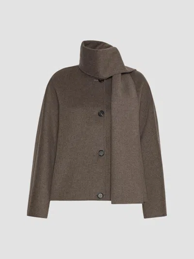 MAX MARA WOMEN'S CROPPED WOOL BROADCLOTH JACKET
