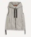 Max Mara Women's Cube Greengo Hooded Quilted Shell Vest