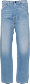 Max Mara Denim Cotton Jeans Trousers In Grey