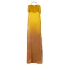 Max Mara Women Deruta Satin Dress In Faded Silk In Orange