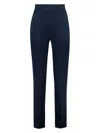 Max Mara Deserto Straight-leg Trousers In Blue