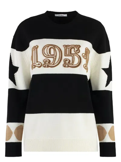 Max Mara Women's Dirce Wool And Cashmere Sweater | Size Small | Dirce2421366121600 Color 008