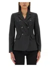 Max Mara Women's Double-breasted Jacket In Charcoal