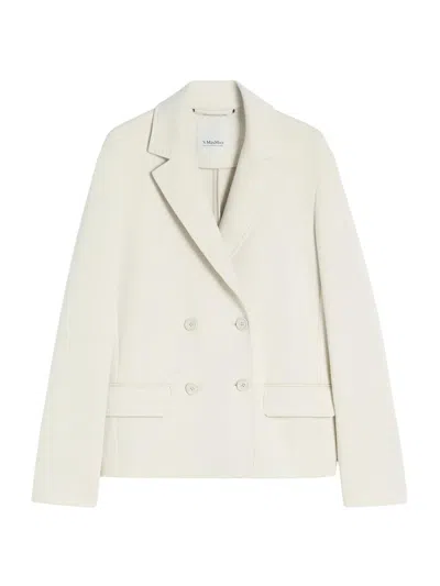 Max Mara Women's Double Breasted Scuba Jersey Blazer In Neutral