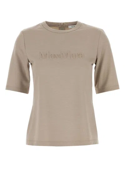 Max Mara Women Dove Grey Wool Peter T-shirt