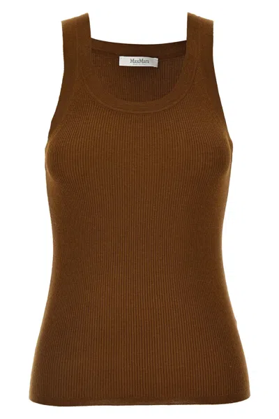 Max Mara Women 'eliadi' Top In Brown