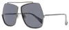 Max Mara Women's Elsa Sunglasses Mm0006 32n Gunmetal/horn 64mm In Multi