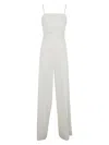 Max Mara Elvy Cady Jumpsuit In White