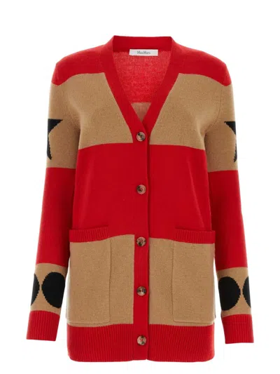 Max Mara Women's Embroidered Wool Blend Valido Cardigan | Size Xs | 2421346031600 Color 012