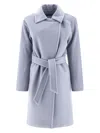 Max Mara Estella Coat In Light Blue