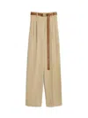 Max Mara Studio Pants In Ocre