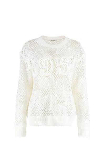 Max Mara Women's Farea Cotton Crew-neck Sweater
