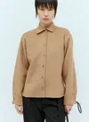 Max Mara Popoli Hemd Aus Wollfilz In Multicolor