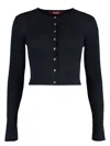 Max Mara Women's Feriale Wool And Silk Cardigan In Blue
