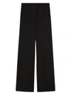 Max Mara Long Wide-leg Trousers With Tailored Fit And Side Pockets