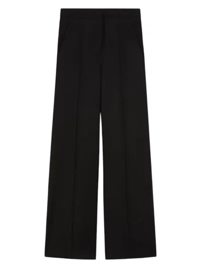 MAX MARA WOMEN'S FERNET LONG TROUSER BLACK | SIZE IT 44 | 2521136121600004