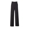 Max Mara Women Fernet Straight Trousers In Wool Right