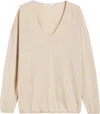 Max Mara Women's Freccia Jumper Sweater In Beige