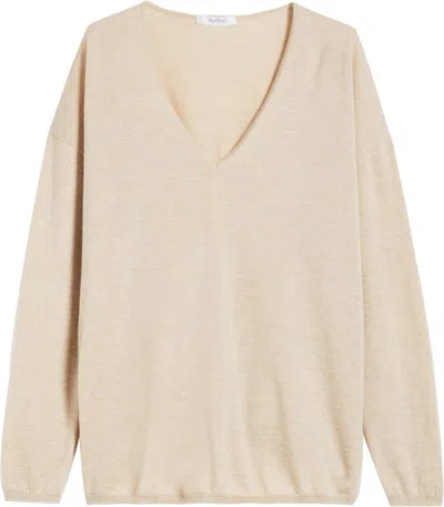 Max Mara Women's Freccia Jumper Sweater In Cream