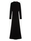 Max Mara Fumana Cut-out Maxi Dress In Black