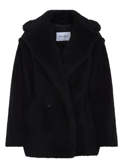 MAX MARA WOMEN'S FUXIA TEDDY SHORT COAT