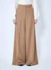 Max Mara Women Gabardine Wool Pants In Multicolor