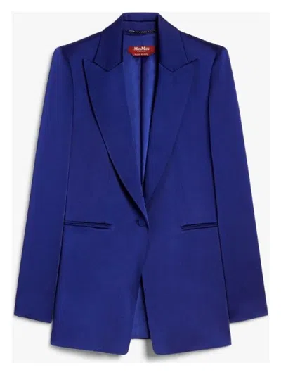 Max Mara Women's Galazia Jacket Purple | Size 46 | 2516041023600036