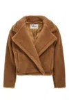 Max Mara Gardone Casual Jackets And Parka Brown In Brown