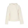Max Mara Hoodie With Embroidered Logo In Orange