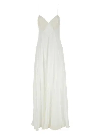 MAX MARA WOMEN'S GEORGETTE CALMI LONG DRESS