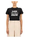 Max Mara Logo Printed Crewneck T-shirt In Black