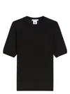 Max Mara Short-sleeved Crew Neck Wool Sweater