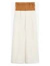 Max Mara Women's Gestro Long Trouser Beige | Size 40 | 2511131102600003 In Beige