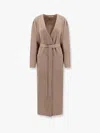 Max Mara Women Gestro Wool And Cashmere Coat With Belt In Neutral